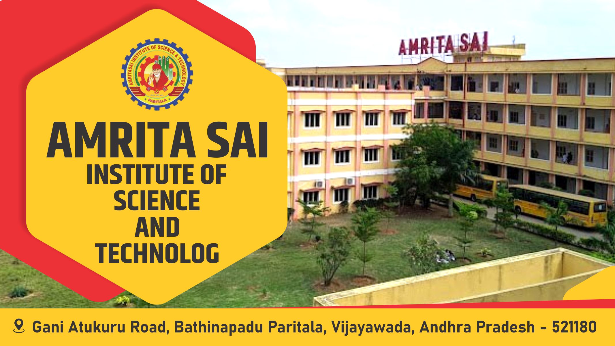 Out Side View of Amrita Sai Institute Of Science And Technology